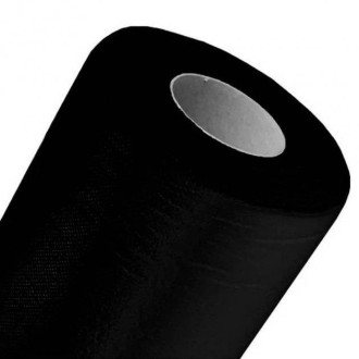 Простирадло одноразове Medicom Economy 20г/м2 спанбонд 0,8х100м 1 рулон Чорне