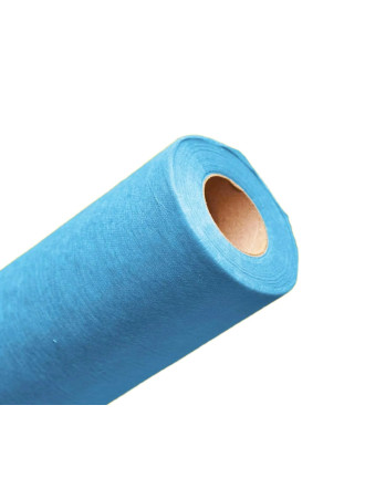 Простирадло одноразове Medicom Economy 20г/м2 спанбонд 0,8х100м 1 рулон Блакитне