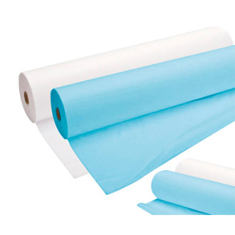 Простирадло одноразове Medicom Standart 25 г/м2 спанбонд 0,8х100м 1 рулон Блакитне