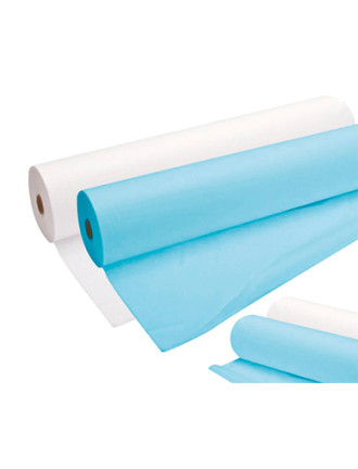 Простирадло одноразове Medicom Economy 20г/м2 спанбонд 0,8х100м 1 рулон Блакитне