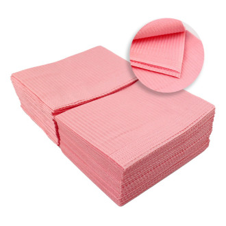 Серветки стоматологічні Medicom DryBack 500 шт Рожеві