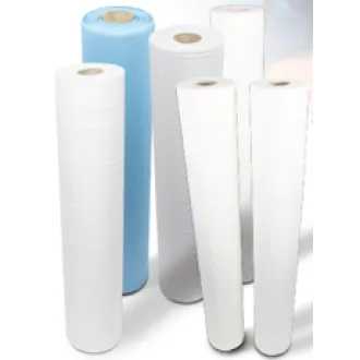 Простирадло одноразове Medicom Premium 30г/м2 спанбонд 0,8х100м 1 рулон Блакитне