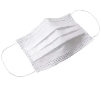Маска тришарова Polix PRO&MED на резинці 50 шт Біла