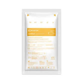 Рукавички хірургічні латексні Mercator Comfort Powdered Білі 1 пара