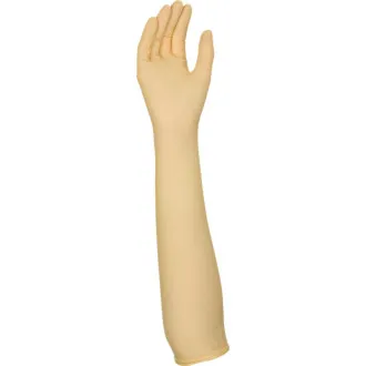 Рукавички хірургічні латексні Mercator Dermagel Gyno Тілесні 1 пара